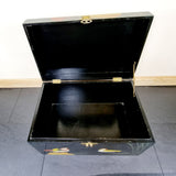 Japanese Handpainted Trunk with pond life