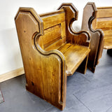 Pair of Church Pew Alter Chairs