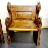 Pair of Church Pew Alter Chairs