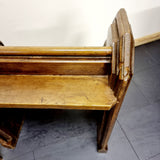 Pair of Church Pew Alter Chairs