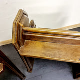 Pair of Church Pew Alter Chairs