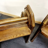 Pair of Church Pew Alter Chairs