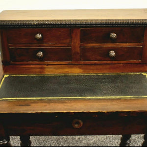 Edwardian Mahogany Leather Top Childs Desk - Attrells