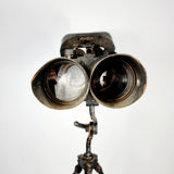 WWII German Beh OX D.F. Anti Flak Binoculars on Stand