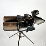 WWII German Beh OX D.F. Anti Flak Binoculars on Stand