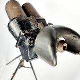WWII German Beh OX D.F. Anti Flak Binoculars on Stand