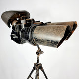 WWII German Beh OX D.F. Anti Flak Binoculars on Stand