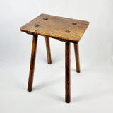 18th Century Elm Milking Stool