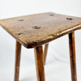 18th Century Elm Milking Stool