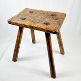 18th Century Elm Milking Stool