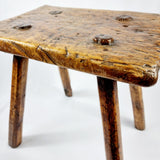 18th Century Elm Milking Stool