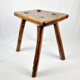 18th Century Elm Milking Stool