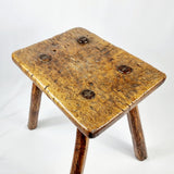 18th Century Elm Milking Stool