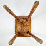 18th Century Elm Milking Stool