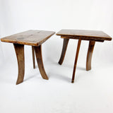 Pair of Antique Elm Milking Stools