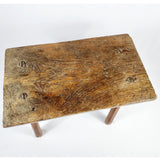 19th Century Elm Plank Milking Stool