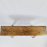 18th Century Plank Top Elm Farmhouse Bench