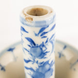 A Pair of 19th Century Blue and White Chinese Incense Burners
