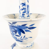 A Pair of 19th Century Blue and White Chinese Incense Burners