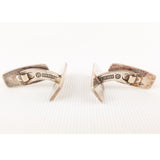 Pair of Silver Three Squares David Andersen Cufflinks