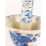 A Pair of 19th Century Blue and White Chinese Incense Burners