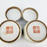 Pair of 20th Century Cantonese Famille Rose Chinese Pots