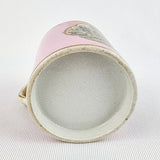Pink Prattware Mug Depicting Cavalier at Inn