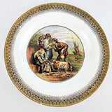 Prattware Plate No.123 Lend A Bite