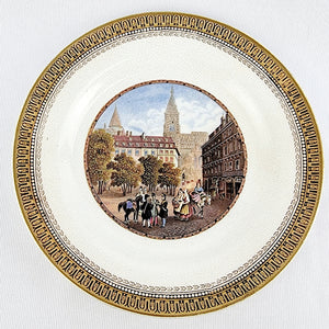 Antique Prattware Town Square No.123