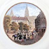 Antique Prattware Town Square No.123