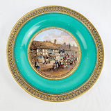 Shakespeares house Henley St Stratford on Avon Prattware Plate