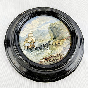 The Chin Chew River Prattware Pot Lid