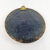 Antique Prattware Pot Lid Titled War
