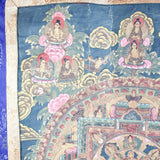 Antique Thangka Tibetan Buddhist Painting on Silk