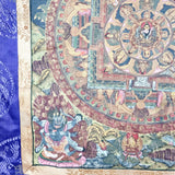 Antique Thangka Tibetan Buddhist Painting on Silk