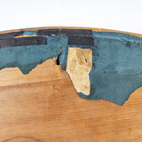 19th Century Domed Glass Front Oval Picture Frame