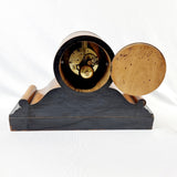 19th Century Mahogany, Ebonised Mantle Drum Clock