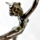 Art Deco Bronze Figure Serge Yourievitch Sculp la Danseuse Nattova