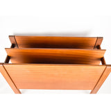Mid Century Teak Magazine Rack