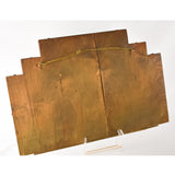 Art Deco Smoked Copper Mirror