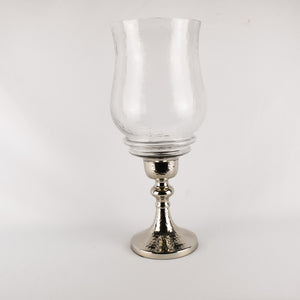 Large Glass Hurricane Lamp