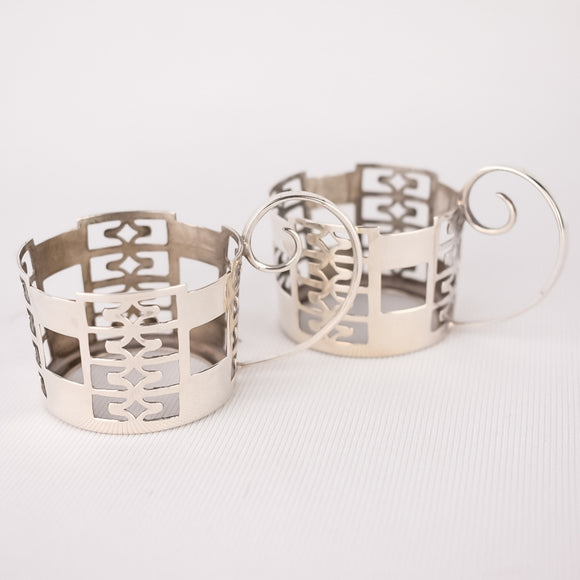 Edward VIII Walker and Hall 1936-37 Silver Coffee Can Holder