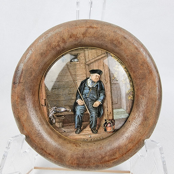 On Guard pot Lid Prattware