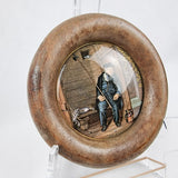 On Guard pot Lid Prattware
