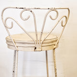 Pair of French Metal Bar Stools