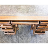 Leather Top Oak Desk