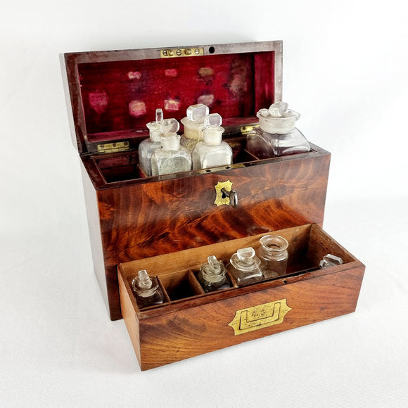 Apothecary Walnut Campaign Box