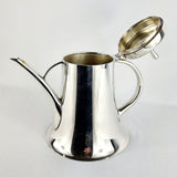 Moritz Hacker Art Nouveau Silver Plated Ships Teapot