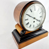 19th Century Antique Mahogany Ebony Mantle Clock