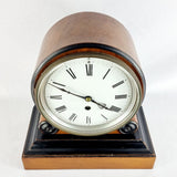 19th Century Antique Mahogany Ebony Mantle Clock
